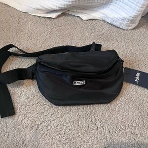 Black Foldie Crossbody Bag